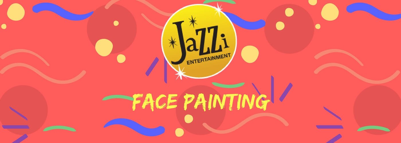 Jazzi shows and services gallery banner face painting